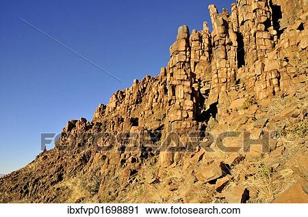 "Basalt towers in the Mik mountains, Damaraland, Namibia, Africa" View Large Photo Image Stock Image - "Basalt towers in the Mik mountains, Damaraland, Namibia, Africa". Fotosearch