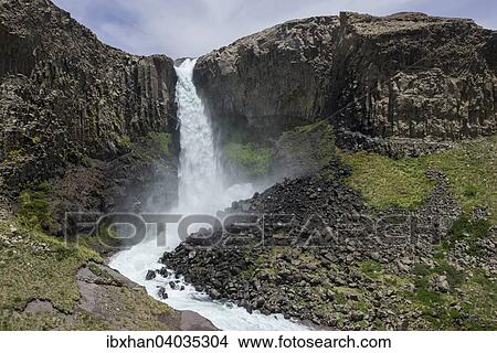 "Basalt walls with waterfall Salto de Arco Iris, Maule Valley, San Clemente, Maule, Chile, South America" View Large Photo Image Picture - "Basalt walls with waterfall Salto de Arco Iris, Maule Valley, San Clemente, Maule, Chile, South America". Fotosearch