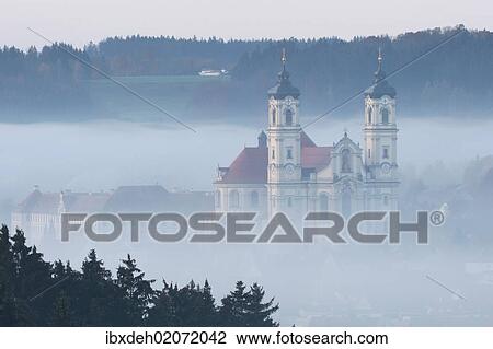 "Basilica of Ottobeuren in fog, Unterallgaeu, Allgaeu, Bavaria, Germany, Europe" View Large Photo Image Stock Image - "Basilica of Ottobeuren in fog, Unterallgaeu, Allgaeu, Bavaria, Germany, Europe". Fotosearch