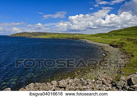 "Bay on the Trotternish peninsula, Isle of Skye, Inner Hebrides, Scotland, United Kingdom, Europe" View Large Photo Image Stock Photograph - "Bay on the Trotternish peninsula, Isle of Skye, Inner Hebrides, Scotland, United Kingdom, Europe". Fotosearch