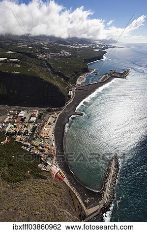 "Bay with a beach, Tazacorte, La Palma, Canary Islands, Spain, Europe" View Large Photo Image Stock Image - "Bay with a beach, Tazacorte, La Palma, Canary Islands, Spain, Europe". Fotosearch