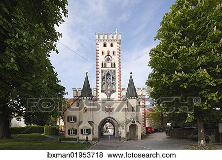 "Bayertor, Bavarian Gate, Landsberg am Lech, Upper Bavaria, Bavaria, Germany, Europe" View Large Photo Image Stock Photo - "Bayertor, Bavarian Gate, Landsberg am Lech, Upper Bavaria, Bavaria, Germany, Europe". Fotosearch