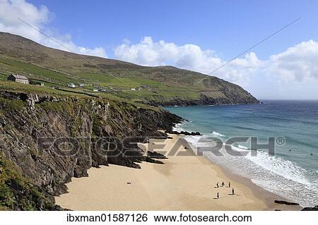 "Beach at Dunmore Head, Slea Head at back, Dingle Peninsula, County Kerry, Ireland, British Isles, Europe" View Large Photo Image Stock Photograph - "Beach at Dunmore Head, Slea Head at back, Dingle Peninsula, County Kerry, Ireland, British Isles, Europe". Fotosearch