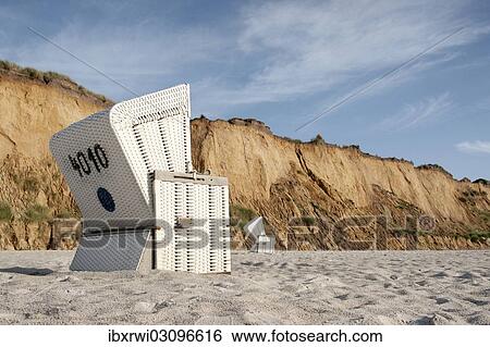 "Beach chairs on the beach, Kampen, Sylt, Schleswig-Holstein, Germany, Europe" View Large Photo Image Stock Photograph - "Beach chairs on the beach, Kampen, Sylt, Schleswig-Holstein, Germany, Europe". Fotosearch