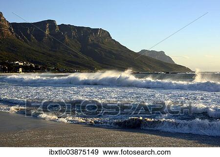 "Beach of Camps Bay, Cape Town, Western Cape, South Africa, Africa" View Large Photo Image Stock Photo - "Beach of Camps Bay, Cape Town, Western Cape, South Africa, Africa". Fotosearch