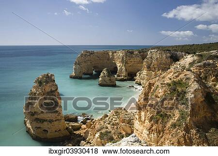 "Beach Praia da Marinha, South Coast, Algarve, Portugal, Europe" View Large Photo Image Stock Photo - "Beach Praia da Marinha, South Coast, Algarve, Portugal, Europe". Fotosearch