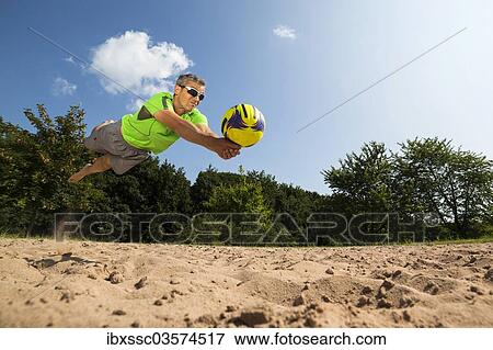 "Beach volleyball player, 44 years, Schorndorf, Baden-Wurttemberg, Germany, Europe" View Large Photo Image Stock Photo - "Beach volleyball player, 44 years, Schorndorf, Baden-Wurttemberg, Germany, Europe". Fotosearch