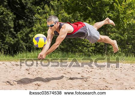 "Beach volleyball player, 44 years, Schorndorf, Baden-Wurttemberg, Germany, Europe" View Large Photo Image Stock Photo - "Beach volleyball player, 44 years, Schorndorf, Baden-Wurttemberg, Germany, Europe". Fotosearch