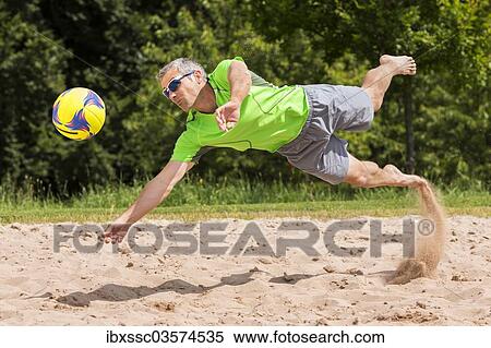 "Beach volleyball player, 44 years, Schorndorf, Baden-Wurttemberg, Germany, Europe" View Large Photo Image Stock Photography - "Beach volleyball player, 44 years, Schorndorf, Baden-Wurttemberg, Germany, Europe". Fotosearch