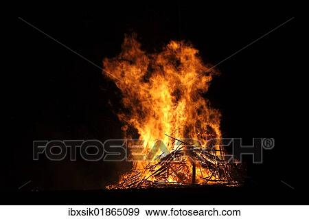 Stock Photo - Beacon fire. Fotosearch