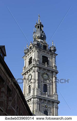 "Belfry, Unesco World Heritage Site, Mons, Hainaut Province, Wallonia, Belgium, Europe" View Large Photo Image Picture - "Belfry, Unesco World Heritage Site, Mons, Hainaut Province, Wallonia, Belgium, Europe". Fotosearch