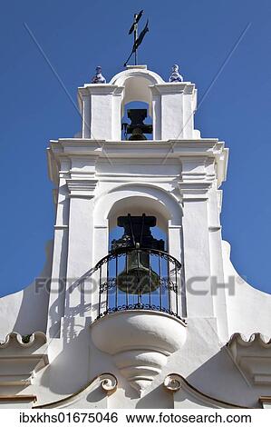 "Bell tower at a convent in Andalucia, Spain, Europe" View Large Photo Image Stock Photograph - "Bell tower at a convent in Andalucia, Spain, Europe". Fotosearch