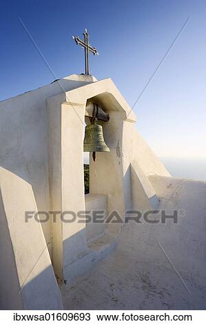 "Bell tower of the church Chiesa vecchia near Quattropani, Lipari island, Sicily, Italy, Europe" View Large Photo Image Stock Image - "Bell tower of the church Chiesa vecchia near Quattropani, Lipari island, Sicily, Italy, Europe". Fotosearch