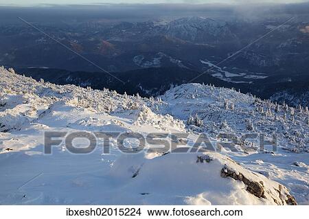 "Benediktenwand mountain in winter, Benediktbeuern, Bavaria, Germany, Europe" View Large Photo Image Picture - "Benediktenwand mountain in winter, Benediktbeuern, Bavaria, Germany, Europe". Fotosearch