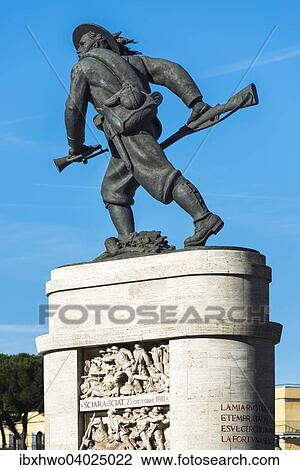 "Bersaglieri monument at the Porta Pia, base with reliefs of fighters, built in fascism, 1932, sculptor Publius Morbiducci, Nomenta, Rome, Lazio, Italy, Europe" View Large Photo Image Stock Image - "Bersaglieri monument at the Porta Pia, base with reliefs of fighters, built in fascism, 1932, sculptor Publius Morbiducci, Nomenta, Rome, Lazio, Italy, Europe". Fotosearch