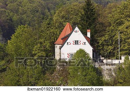 Stock Image - "Betzenstein castle, view from Schmidberg mountain, Little Switzerland, Upper Franconia, Franconia, Bavaria, Germany, Europe". Fotosearch