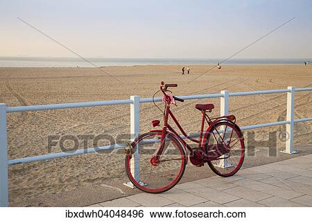 "Bicycle and sandy beach, Scheveningen, The Hague, Holland, The Netherlands, Europe" View Large Photo Image Stock Photograph - "Bicycle and sandy beach, Scheveningen, The Hague, Holland, The Netherlands, Europe". Fotosearch