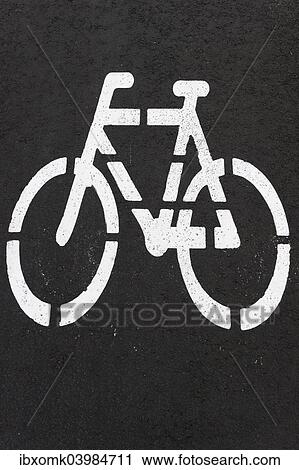 "Bicycle path, pictogram, Reykjavik, Iceland, Europe" View Large Photo Image Stock Image - "Bicycle path, pictogram, Reykjavik, Iceland, Europe". Fotosearch