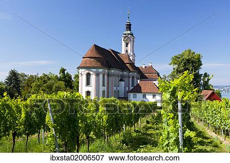 "Birnau Monastery Church in summer on Lake Constance, Baden-Wuerttemberg, Germany, Europe, PublicGround, Europe" View Large Photo Image Stock Photo - "Birnau Monastery Church in summer on Lake Constance, Baden-Wuerttemberg, Germany, Europe, PublicGround, Europe". Fotosearch