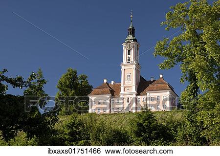 "Birnau monastery on Lake Constance, Baden-Wuerttemberg, Germany, Europe" View Large Photo Image Stock Photograph - "Birnau monastery on Lake Constance, Baden-Wuerttemberg, Germany, Europe". Fotosearch