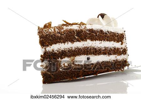 Black Forest cherry cream cake View Large Photo Image Picture - Black Forest cherry cream cake. Fotosearch