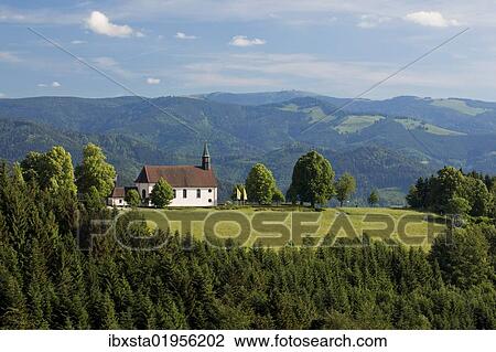 "Black forest landscape surrounding Maria Lindenberg chapel in St. Peter, Baden-Wuerttemberg, Germany, Europe" View Large Photo Image Stock Image - "Black forest landscape surrounding Maria Lindenberg chapel in St. Peter, Baden-Wuerttemberg, Germany, Europe". Fotosearch