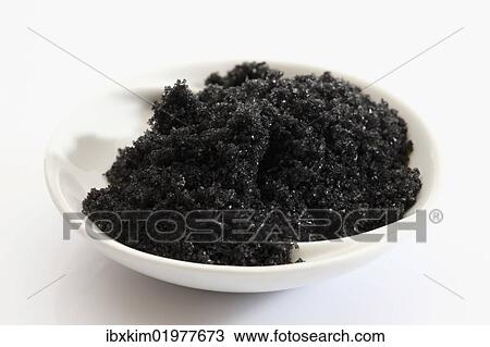 Black Hawaiian sea salt in a small porcelain bowl View Large Photo Image Stock Image - Black Hawaiian sea salt in a small porcelain bowl. Fotosearch