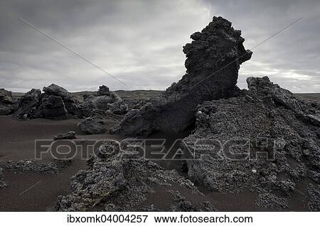 "Black sand and piled up lava, Reykjanesskagi, Southern Peninsula or Reykjanes, Iceland, Europe" View Large Photo Image Stock Photo - "Black sand and piled up lava, Reykjanesskagi, Southern Peninsula or Reykjanes, Iceland, Europe". Fotosearch