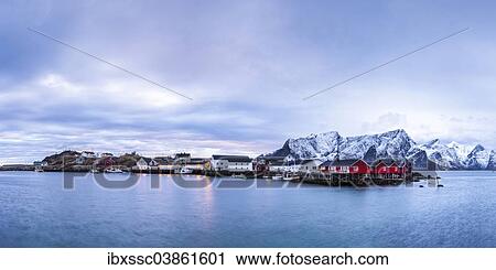 "Blue hour, dusk, on the coast near Reine, Moskenes, Moskenesoy, Lofoten, Norway, Europe" View Large Photo Image Stock Image - "Blue hour, dusk, on the coast near Reine, Moskenes, Moskenesoy, Lofoten, Norway, Europe". Fotosearch