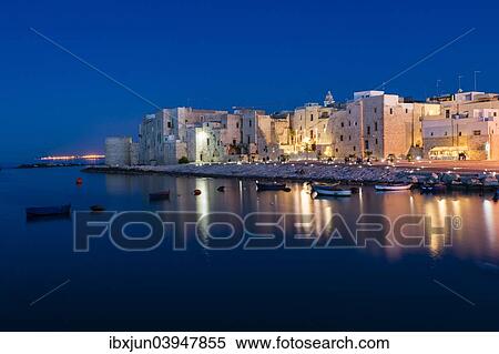"Blue Hour, harbor, Torrione Passari watch tower, historic centre, Molfetta, Bari Province, Apulia, Italy, Europe" View Large Photo Image Stock Photography - "Blue Hour, harbor, Torrione Passari watch tower, historic centre, Molfetta, Bari Province, Apulia, Italy, Europe". Fotosearch