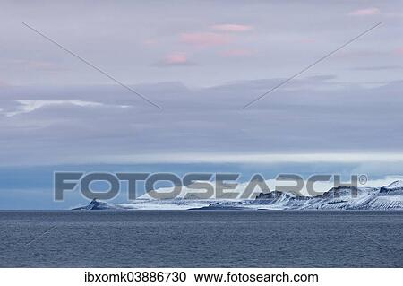 "Blue hour, snow-capped mountains, Hinlopenstretet, Svalbard Archipelago, Svalbard and Jan Mayen, Norway, Europe" View Large Photo Image Stock Image - "Blue hour, snow-capped mountains, Hinlopenstretet, Svalbard Archipelago, Svalbard and Jan Mayen, Norway, Europe". Fotosearch