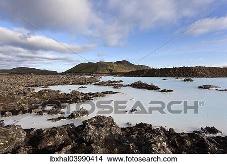 "Blue Lagoon near Grindavik, Iceland, Europe" View Large Photo Image Picture - "Blue Lagoon near Grindavik, Iceland, Europe". Fotosearch