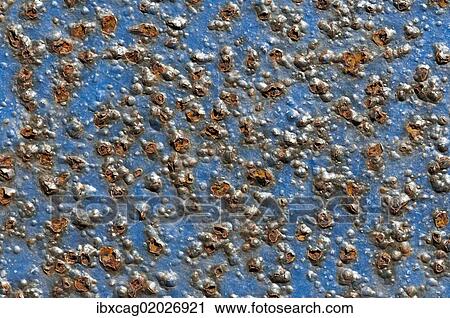"Blue-painted metal surface with rust, background" View Large Photo Image Stock Image - "Blue-painted metal surface with rust, background". Fotosearch