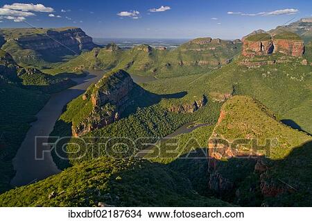 "Blyde River Canyon from above, Mpumalanga, South Africa, Africa" View Large Photo Image Picture - "Blyde River Canyon from above, Mpumalanga, South Africa, Africa". Fotosearch