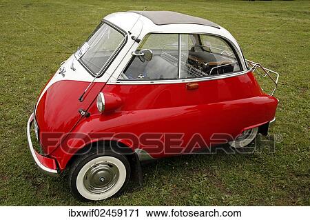 "BMW Isetta, red and white" View Large Photo Image Stock Image - "BMW Isetta, red and white". Fotosearch