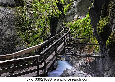 "Boardwalk in the Seisenbergklamm, Weissbach, Saalach, Lofer, Zell am See District, Salzburg, Austria, Europe" View Large Photo Image Stock Image - "Boardwalk in the Seisenbergklamm, Weissbach, Saalach, Lofer, Zell am See District, Salzburg, Austria, Europe". Fotosearch