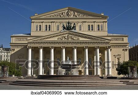 "Bolshoi Theatre, Moscow, Russia, Europe" View Large Photo Image Stock Photography - "Bolshoi Theatre, Moscow, Russia, Europe". Fotosearch