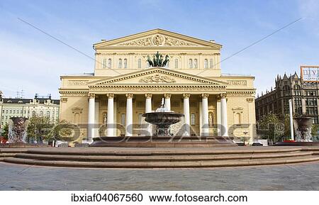 "Bolshoy Theatre, Moscow, Russia, Europe" View Large Photo Image Stock Image - "Bolshoy Theatre, Moscow, Russia, Europe". Fotosearch