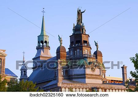 Stock Image - "Bonsecour Chapel, Chapelle Bonsecour, circa 1771, Montreal, Quebec, Canada, North America". Fotosearch