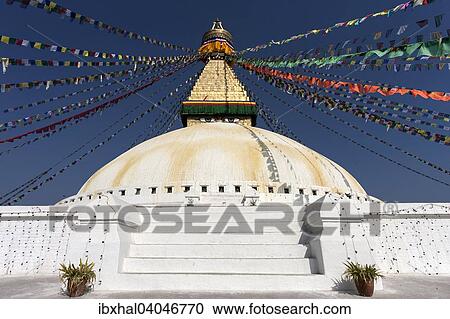 "Boudhanath Stupa, Buddhist stupa, Kathmandu, Nepal, Asia" View Large Photo Image Stock Image - "Boudhanath Stupa, Buddhist stupa, Kathmandu, Nepal, Asia". Fotosearch