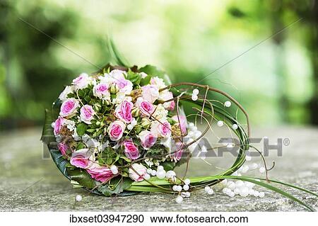 Bridal bouquet with pink roses View Large Photo Image Stock Image - Bridal bouquet with pink roses. Fotosearch
