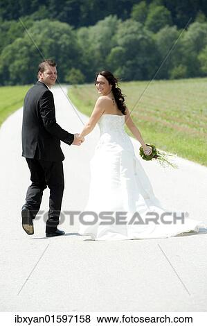 Stock Photo - Bridal couple. Fotosearch