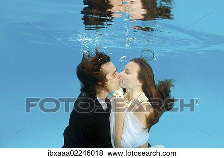 "Bridal couple, underwater wedding in pool, Odessa, Ukraine, Eastern Europe, Europe" View Large Photo Image Stock Photo - "Bridal couple, underwater wedding in pool, Odessa, Ukraine, Eastern Europe, Europe". Fotosearch
