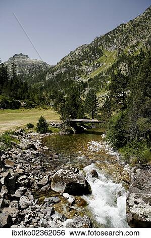 "Bridge across a mountain torrent, landscape in the French Pyrenees, national park near Argeles-Gazost, Midi-Pyrenees region, Hautes-Pyrenees departement, France, Europe" View Large Photo Image Stock Photograph - "Bridge across a mountain torrent, landscape in the French Pyrenees, national park near Argeles-Gazost, Midi-Pyrenees region, Hautes-Pyrenees departement, France, Europe". Fotosearch