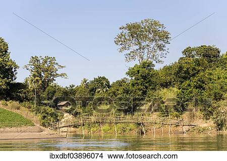 "Bridge in the village of the Chin people, ethnic group, Lemro River, Rakhine State, Myanmar, Asia" View Large Photo Image Picture - "Bridge in the village of the Chin people, ethnic group, Lemro River, Rakhine State, Myanmar, Asia". Fotosearch