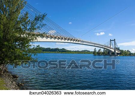 "Bridge linking Babeldoab island with Koror island, Palau, Micronesia, Oceania" View Large Photo Image Stock Image - "Bridge linking Babeldoab island with Koror island, Palau, Micronesia, Oceania". Fotosearch