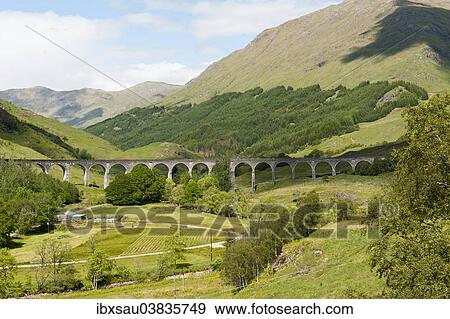 "Bridge of the West Highland Line railway line, Glenfinnan Viaduct, Glenfinnan, Highlands, Scotland, United Kingdom, Europe" View Large Photo Image Stock Photo - "Bridge of the West Highland Line railway line, Glenfinnan Viaduct, Glenfinnan, Highlands, Scotland, United Kingdom, Europe". Fotosearch