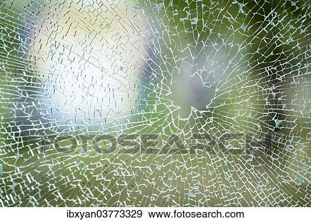 Broken pane of glass View Large Photo Image Stock Photo - Broken pane of glass. Fotosearch