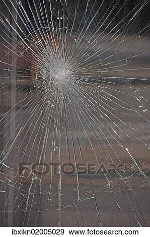 Broken window pane View Large Photo Image Stock Photo - Broken window pane. Fotosearch