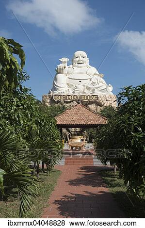 Stock Photo - "Buddha sculpture, amusement park, Vung Tau, Vietnam, Asia". Fotosearch
